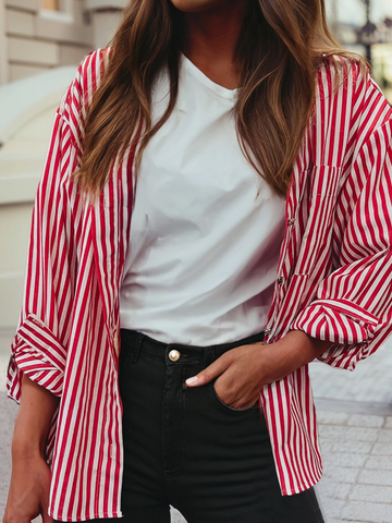 Abby Stripe Button Down Shirt