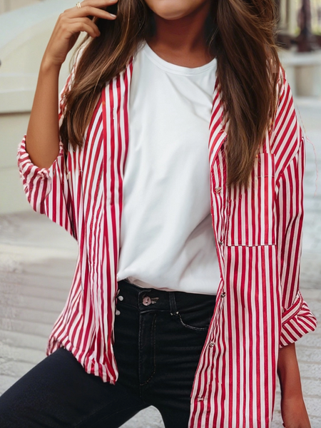 Abby Stripe Button Down Shirt
