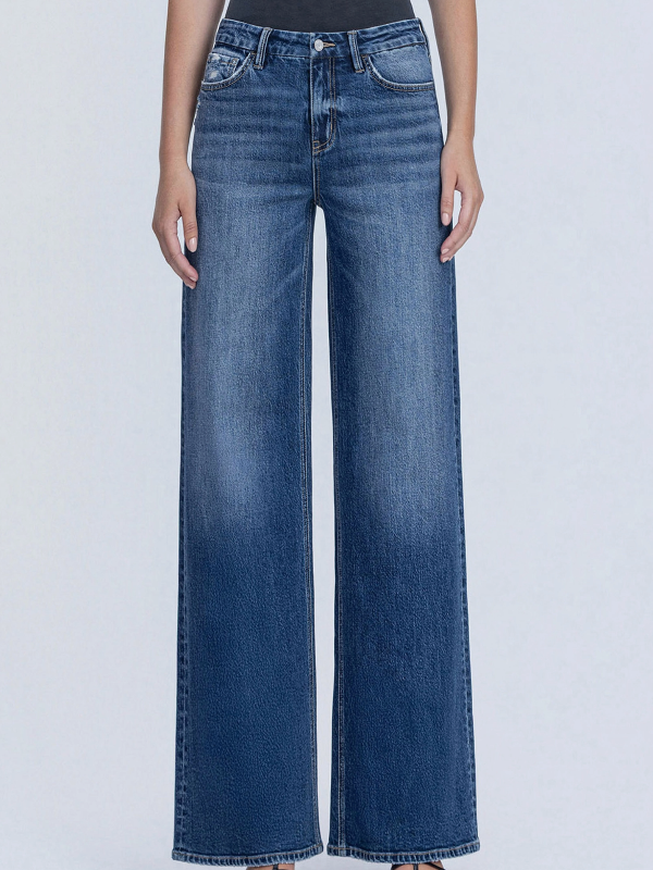 Olivia High Rise Wide Leg Jeans