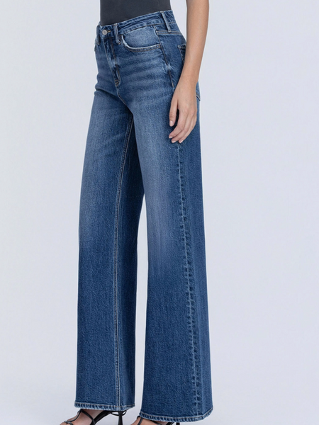 Olivia High Rise Wide Leg Jeans