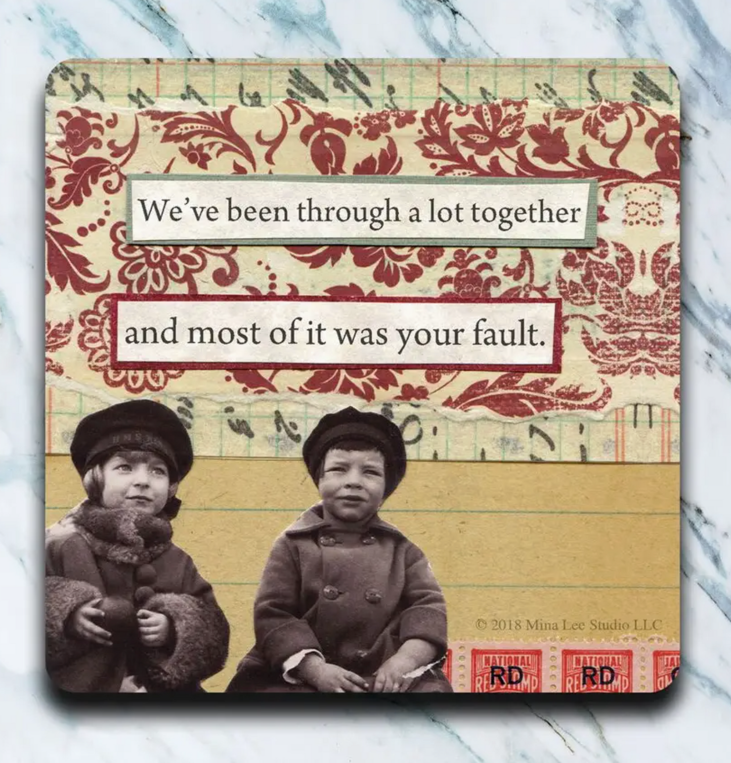 Slightly Inappropriate Neoprene Coasters
