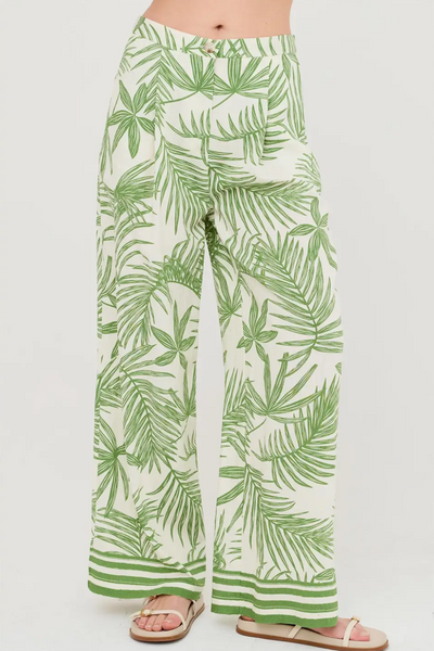 Josie Leaf Print Set