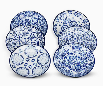 Blue & White Round Dish