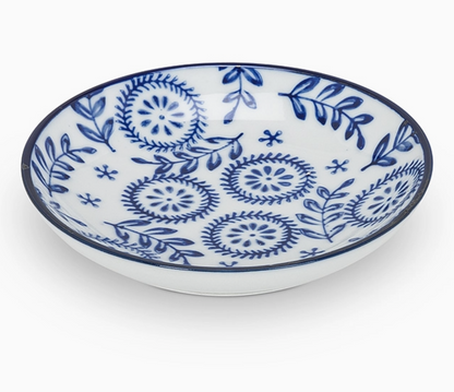 Blue & White Round Dish