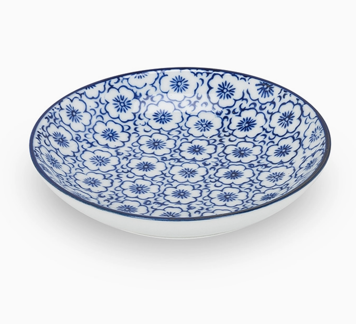 Blue & White Round Dish