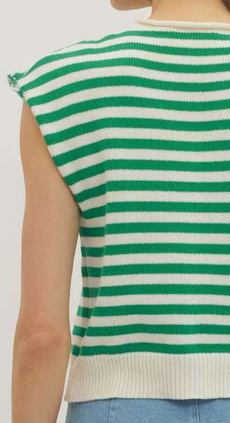 Ella Striped Knit Top