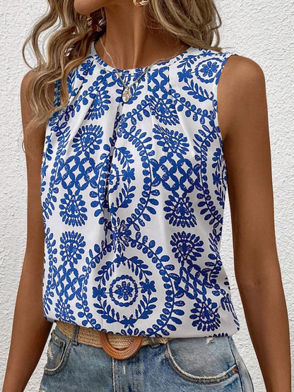 Gia Vintage Print Tank