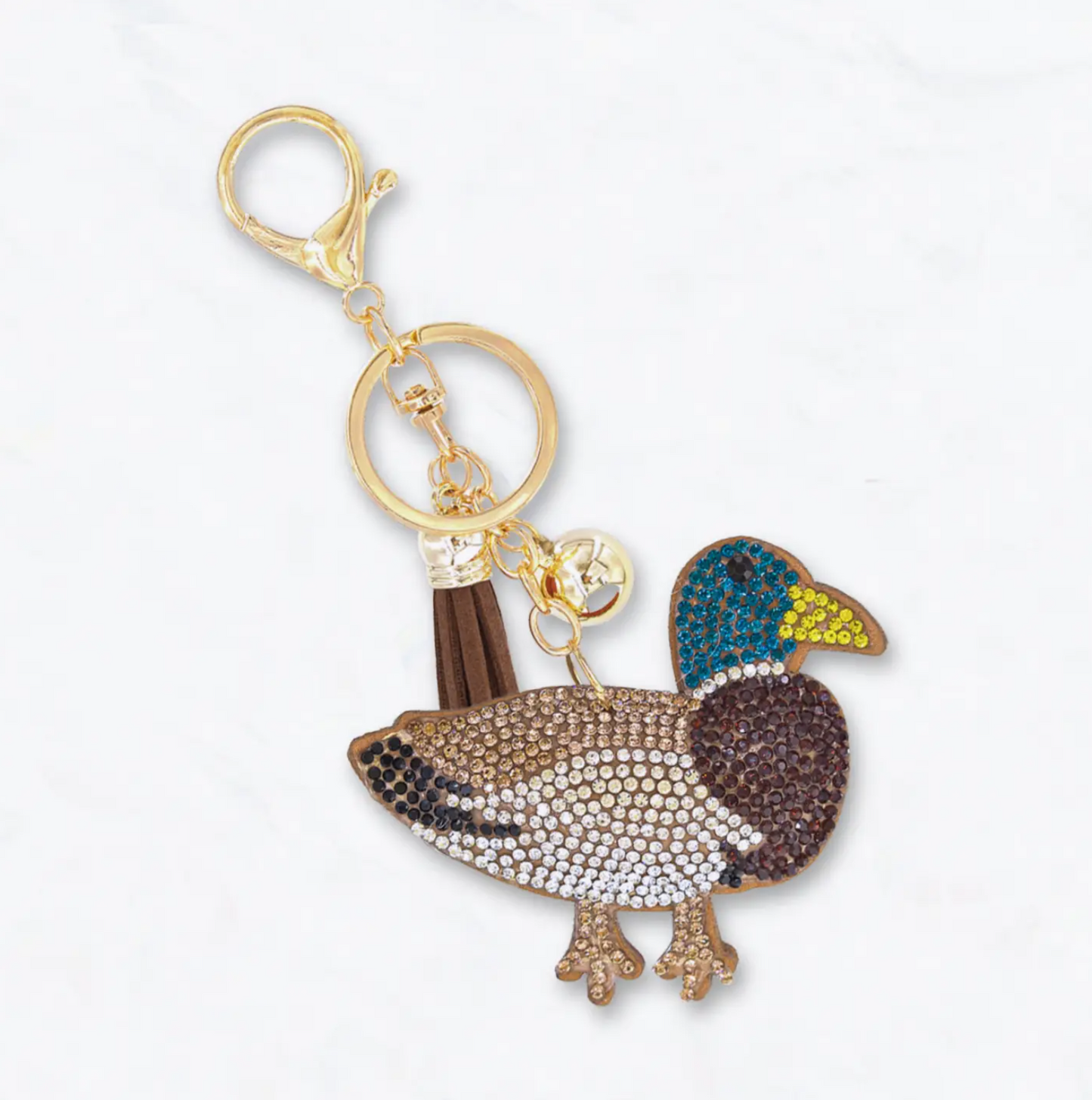 Glitzy Rhinestone Keyring