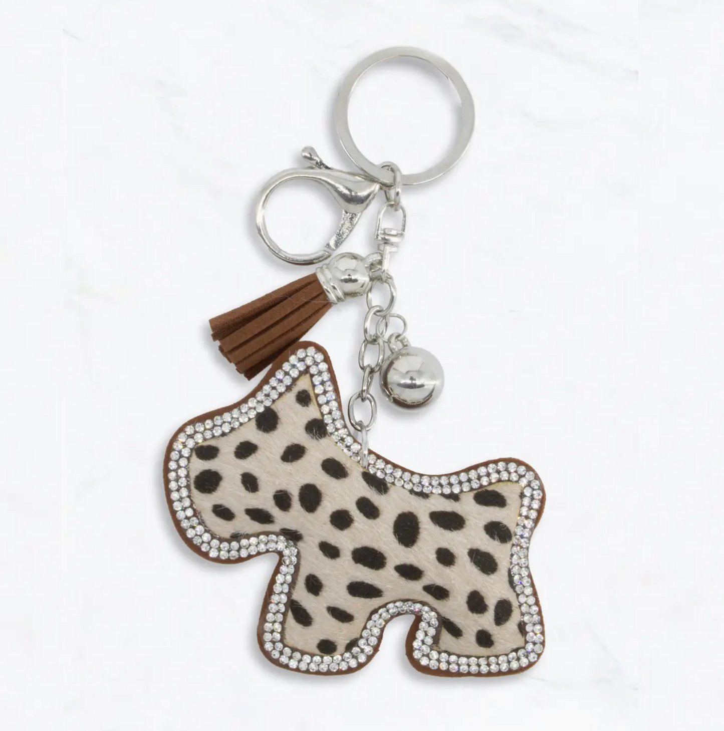 Glitzy Rhinestone Keyring