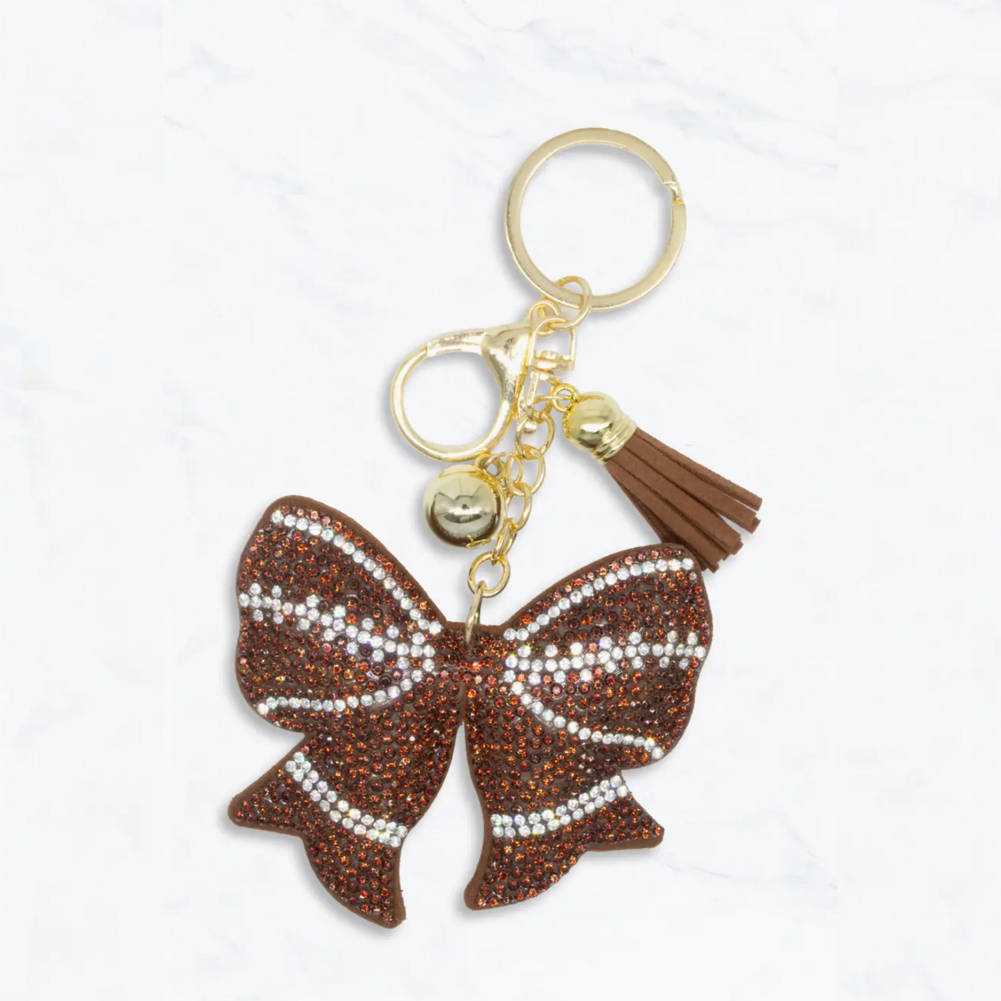 Glitzy Rhinestone Keyring