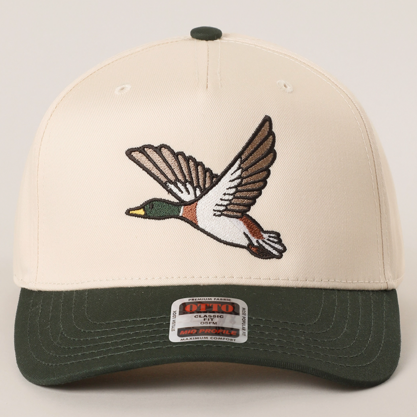 Flying Mallard Embroidered Trucker Hat