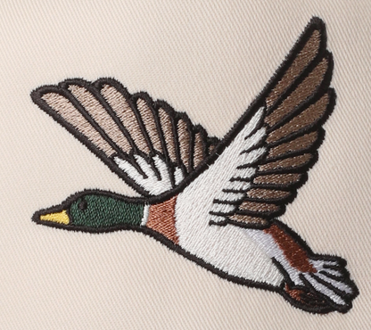 Flying Mallard Embroidered Trucker Hat