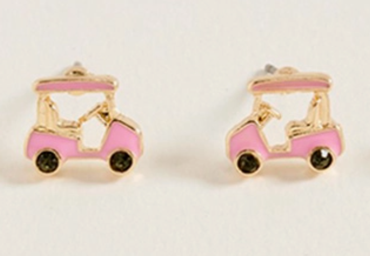 Golf Stud Earrings