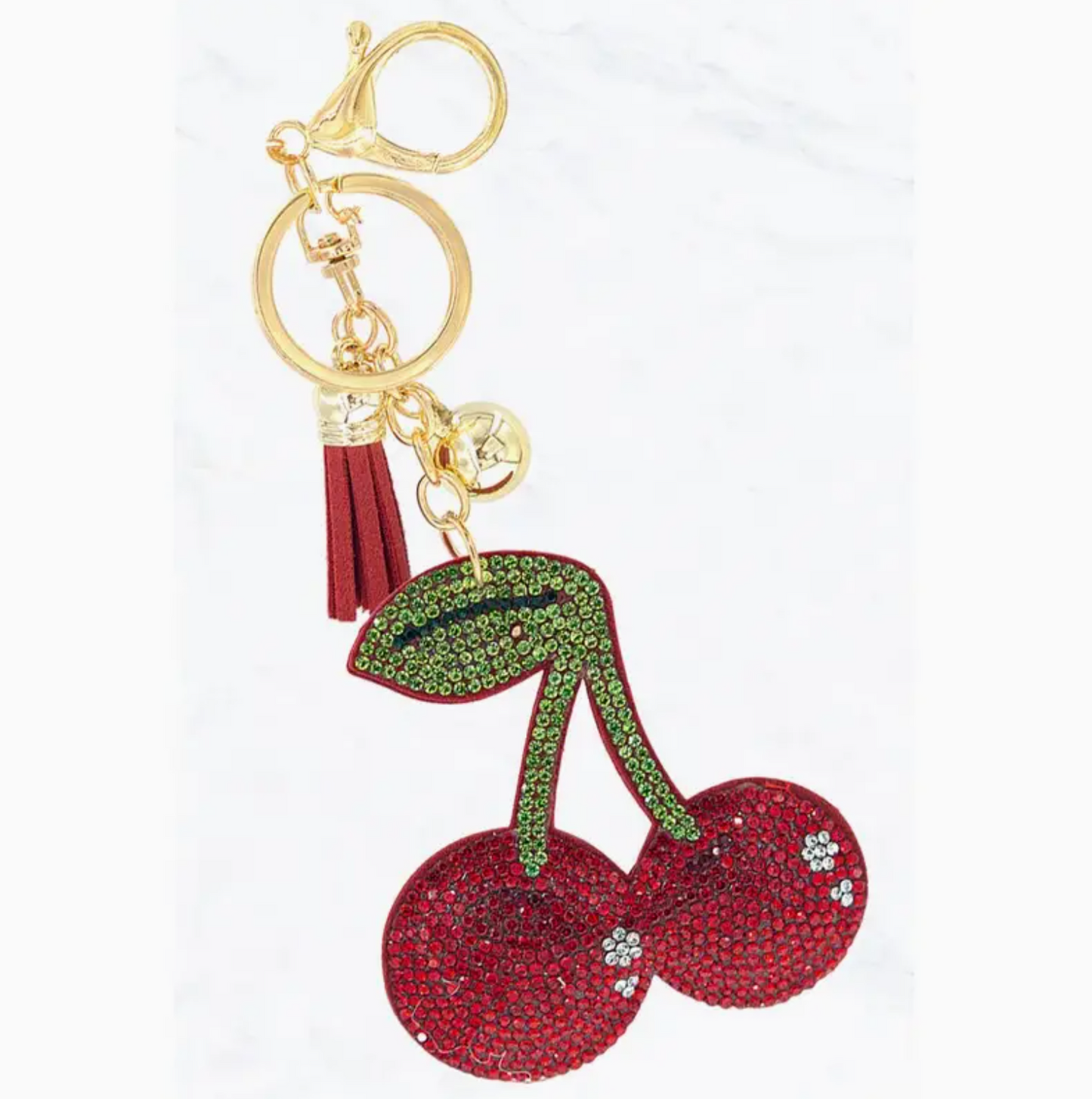 Glitzy Rhinestone Keyring