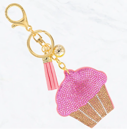 Glitzy Rhinestone Keyring
