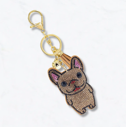 Glitzy Rhinestone Keyring