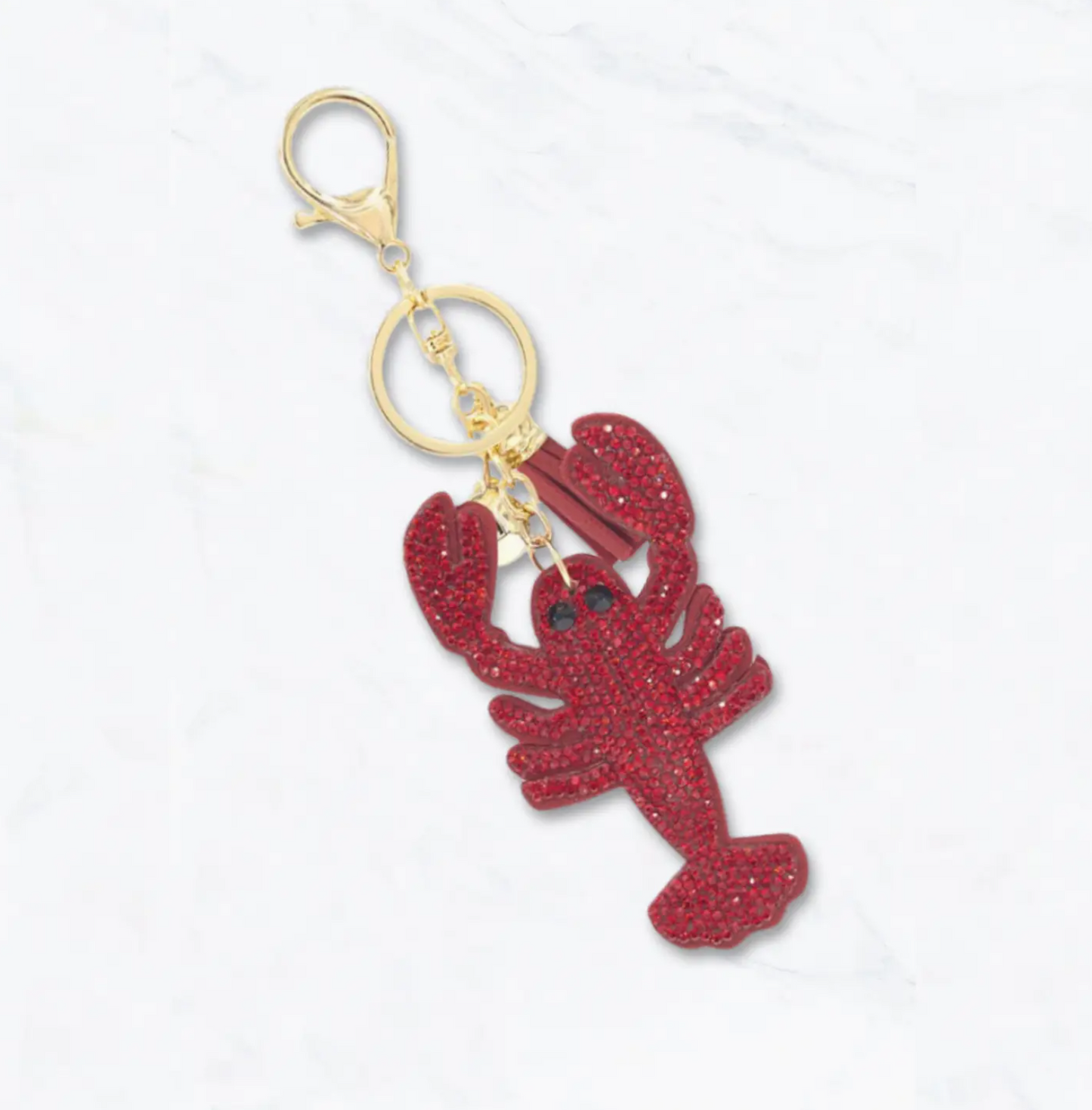 Glitzy Rhinestone Keyring