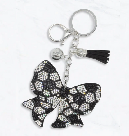 Glitzy Rhinestone Keyring