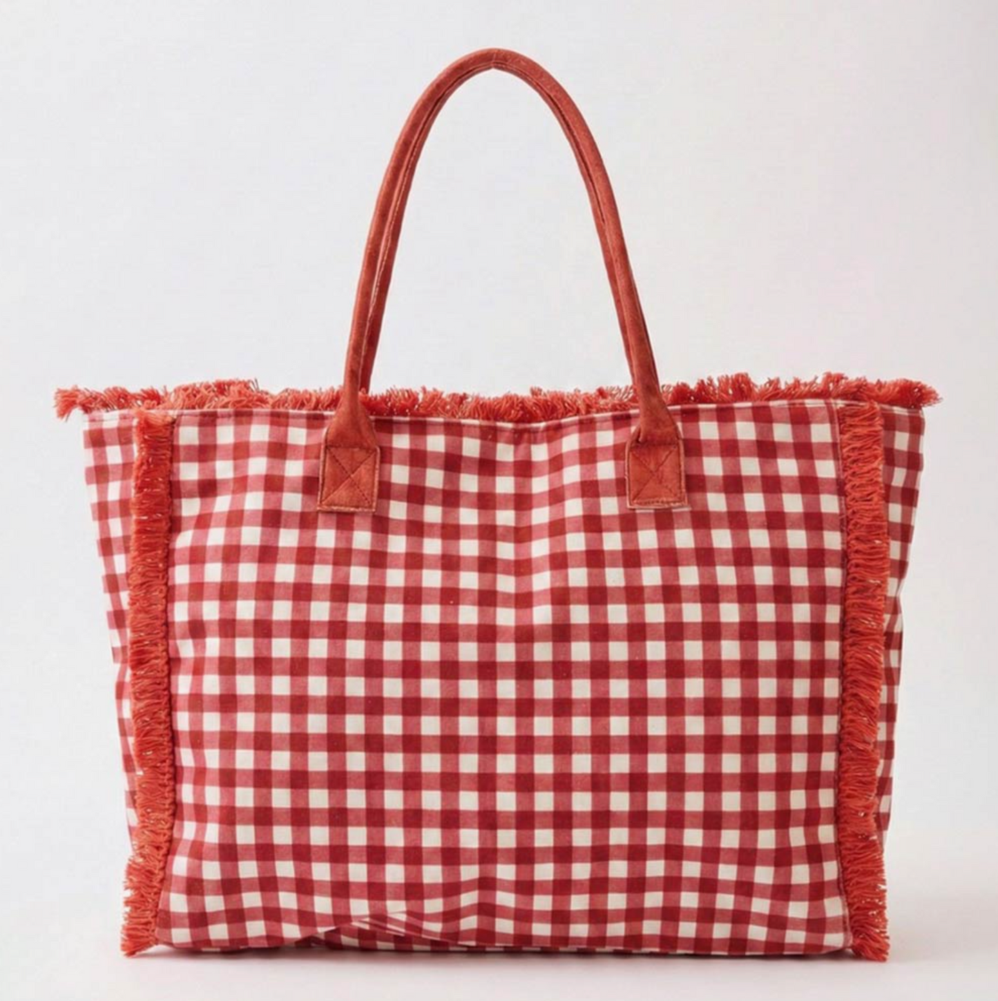 Gingham Tote Bag