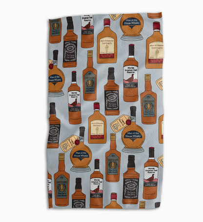 Best Dad Whiskey Double Sided Tea Towel