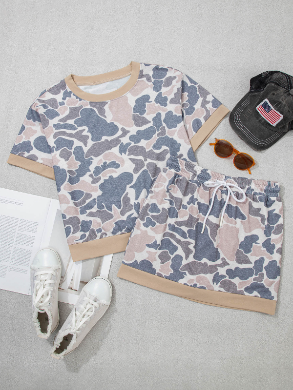 Charlie Camo Skort Set