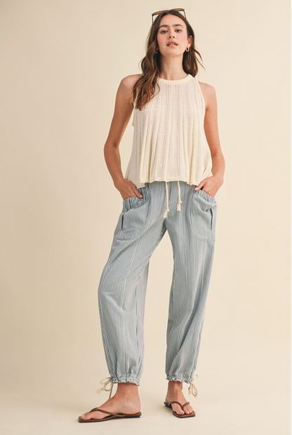 Sadie Striped Parachute Pants