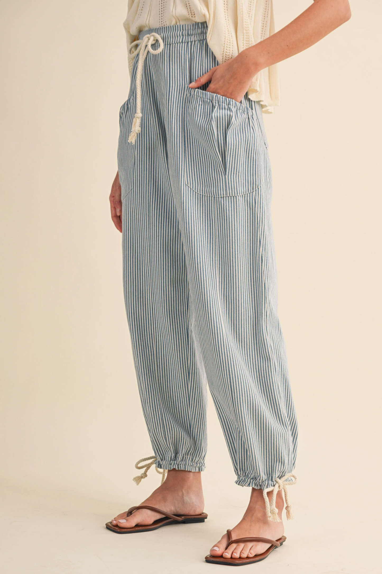 Sadie Striped Parachute Pants