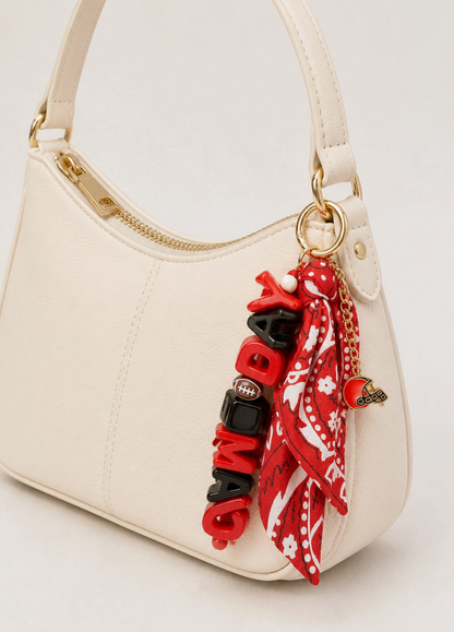 Game Day Bandana Bag Charm