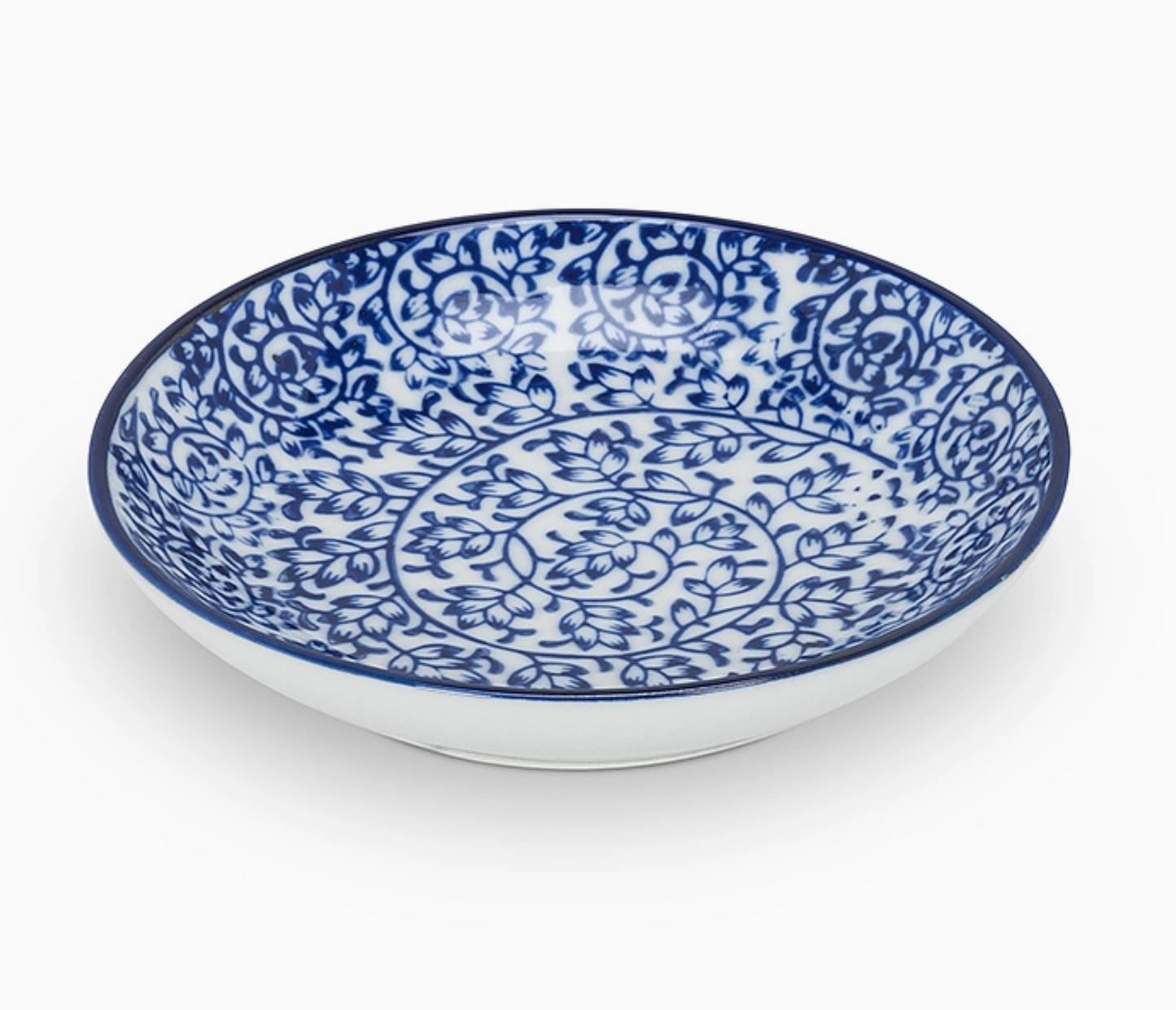 Blue & White Round Dish