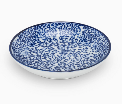 Blue & White Round Dish