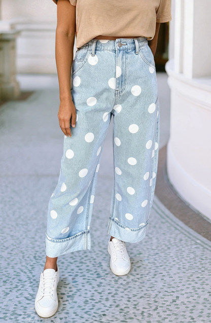 Natalie Polka Dot Jeans
