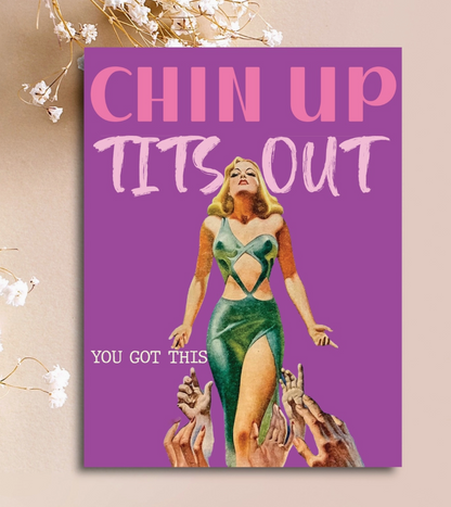 Chin Up Tits Out