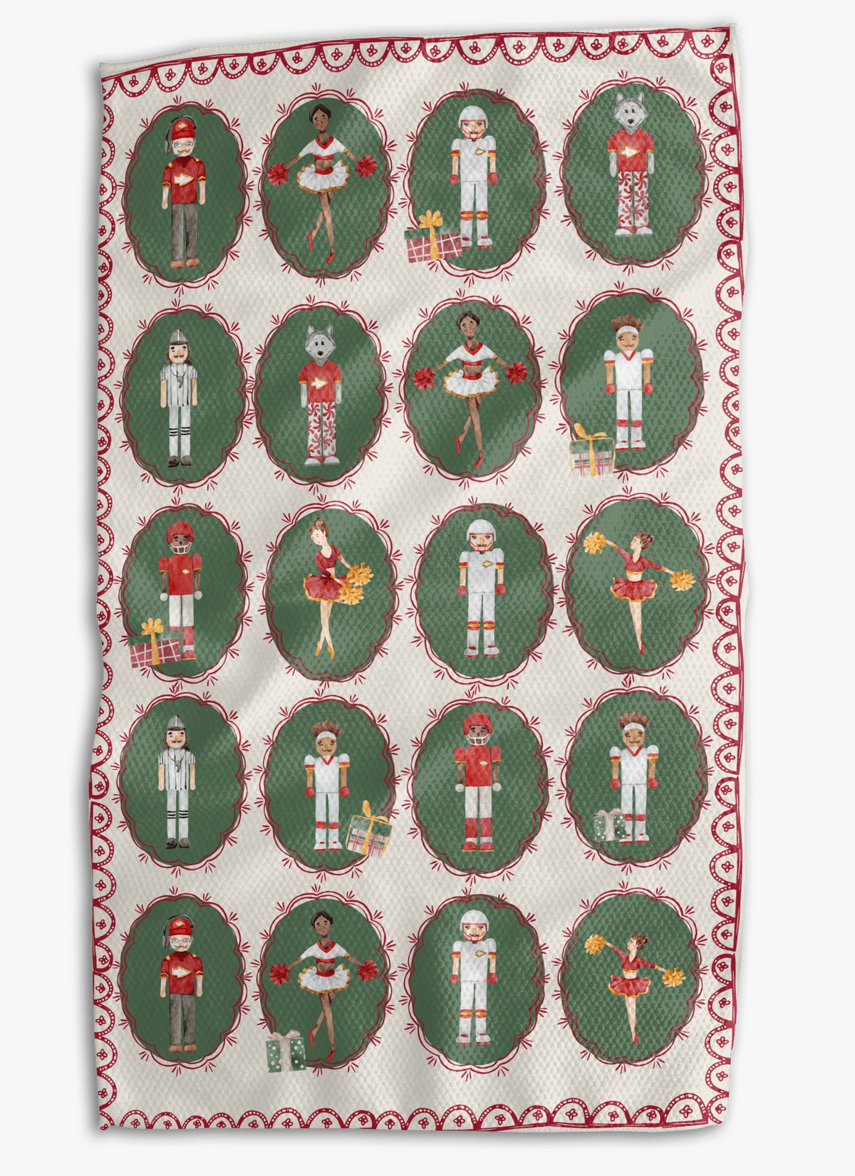 KC Nutcracker Line-Up Double Sided Tea Towel