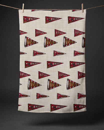 Kingdom Felt Flags Double Sided Tea Towel