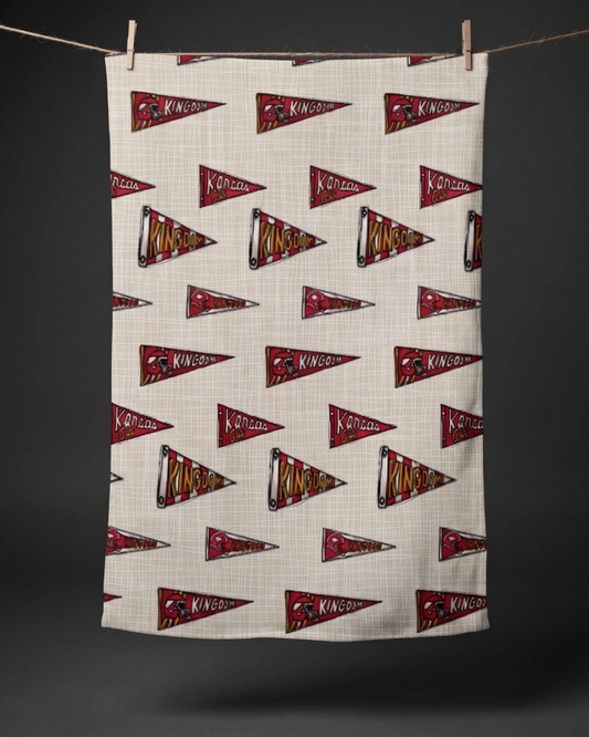 Kingdom Felt Flags Double Sided Tea Towel