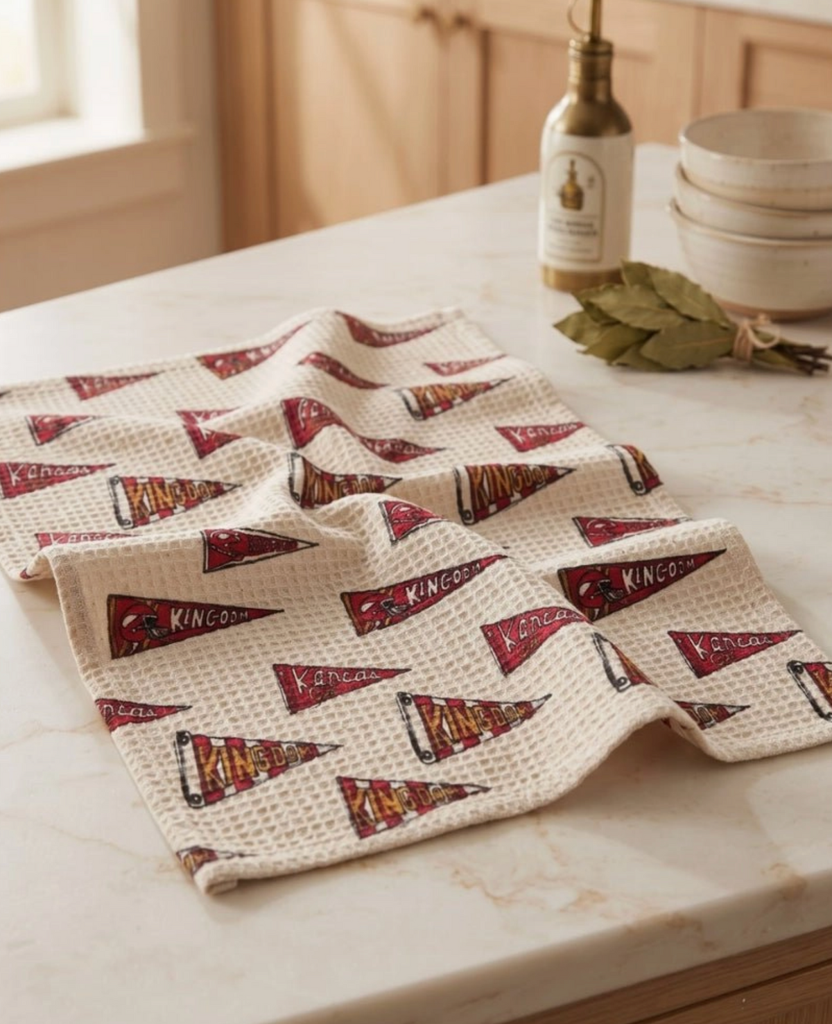 Kingdom Felt Flags Double Sided Tea Towel