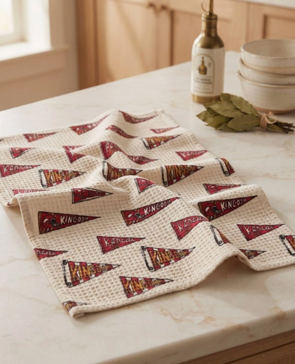 Kingdom Felt Flags Double Sided Tea Towel