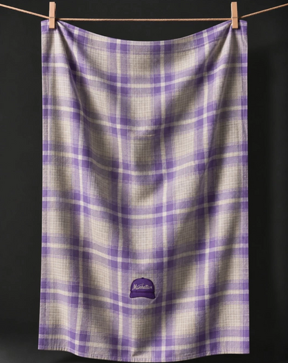 Manhattan Plaid Double Sided Tea Towel