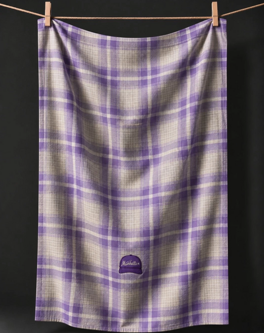 Manhattan Plaid Double Sided Tea Towel