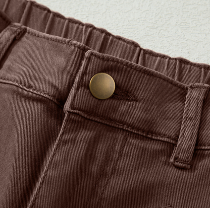 Kori Square Patch Pocket Barrel Jeans