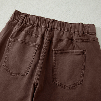 Kori Square Patch Pocket Barrel Jeans