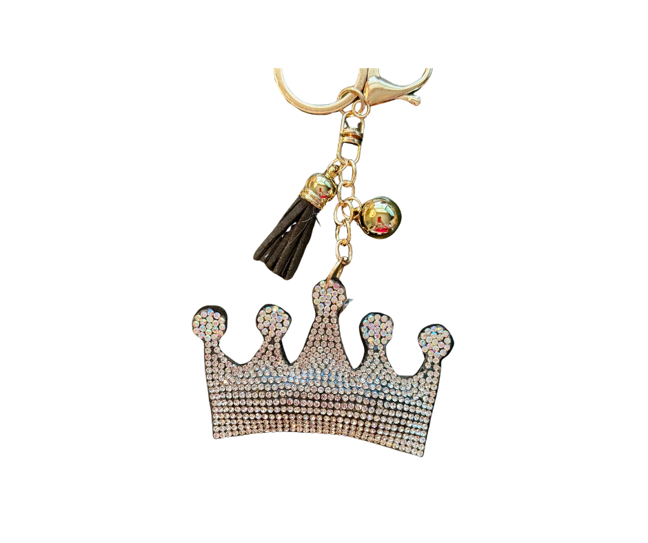 Glitzy Rhinestone Keyring