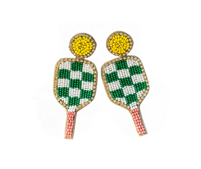 Beaded Statement Earrings