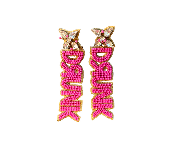 Beaded Statement Earrings