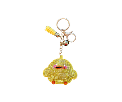 Glitzy Rhinestone Keyring