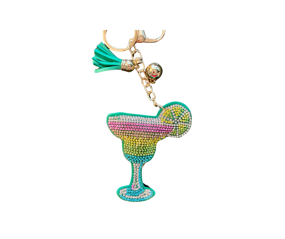 Glitzy Rhinestone Keyring