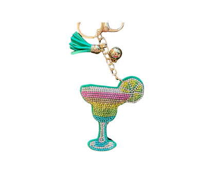 Glitzy Rhinestone Keyring