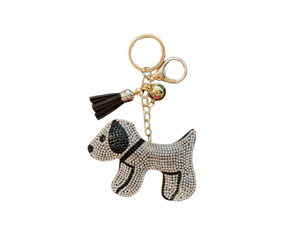 Glitzy Rhinestone Keyring
