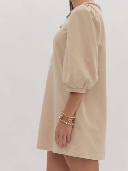 LUCIA PUFF SLEEVE MINI DRESS