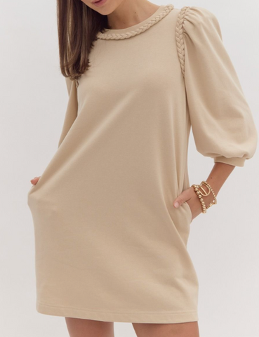 LUCIA PUFF SLEEVE MINI DRESS